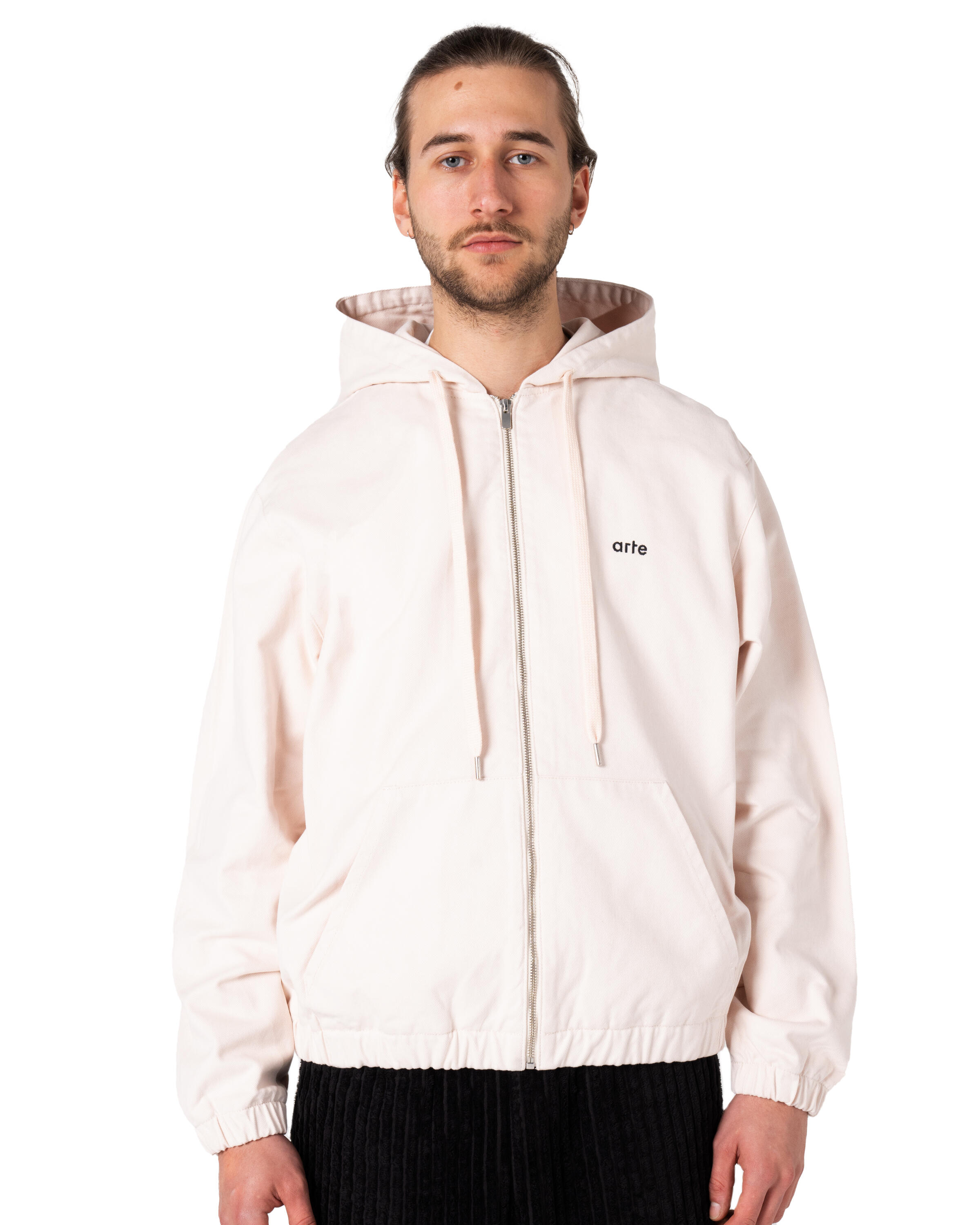 Arte Antwerp ハートキルティング 23AW ベスト ピンク L Arte Antwerp Cotton Twill Hoodie Jacket | SS23-145J-C | AFEW STORE